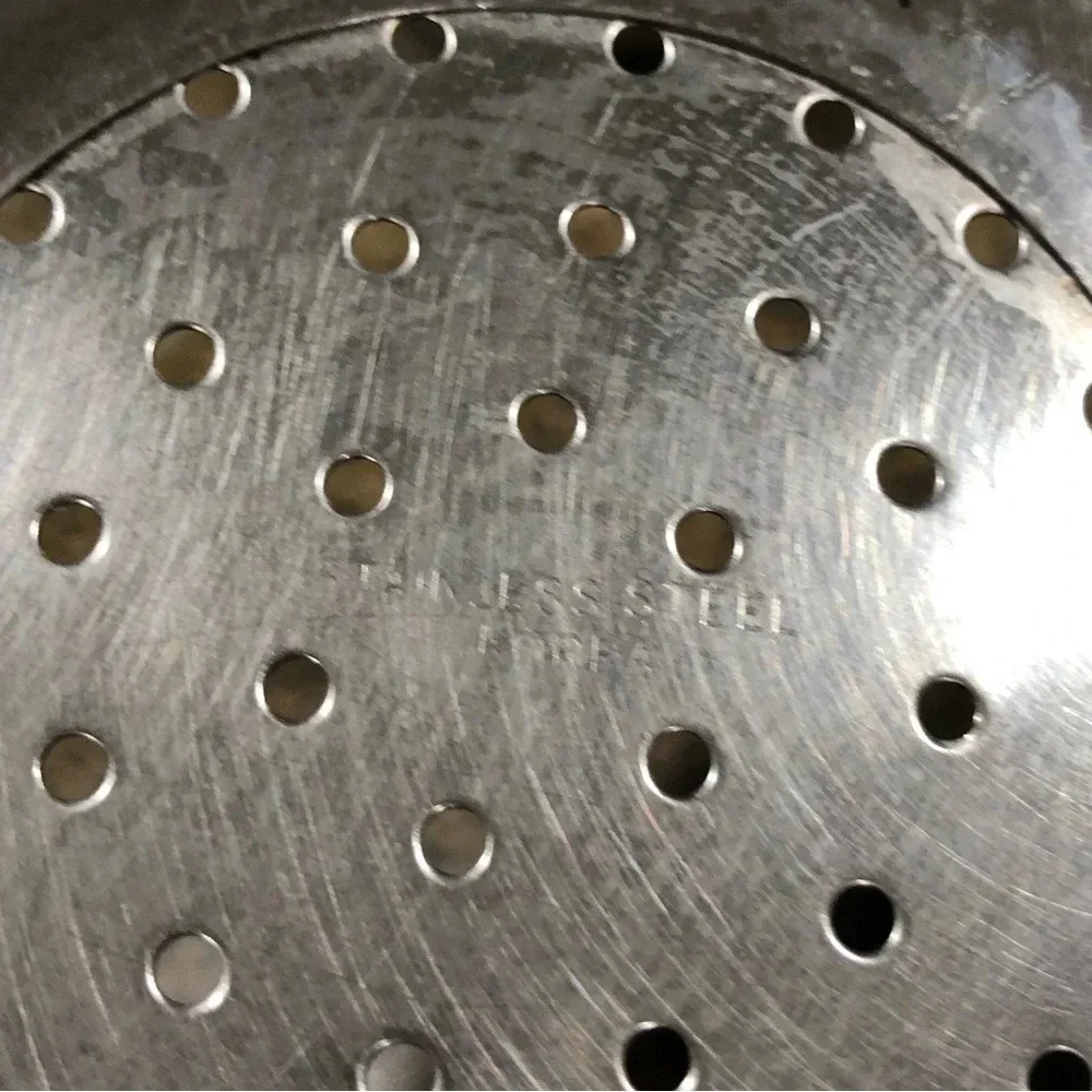 VTG STAINLESS STEEL METAL STRAINER WITH HANDLES MADE IN KOREA